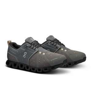 On |Men QC Cloud 5 Waterproof Lifestyle Shoes Asphalt / Magnet | ZV82-R9YN