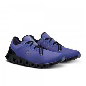 On |Men QC Cloud X 3 AD Training & GYM Shoes Blueberry / Black | VI29-R0ZH