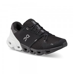 On |Men QC Cloudflyer 4 Road Running Shoes Black / White | HT79-T1NW