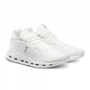 On |Men QC Cloudnova Lifestyle Shoes Undyed-White / White | AS80-E8TJ