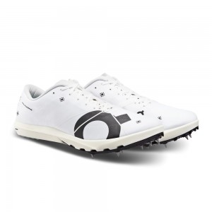 On |Men QC Cloudspike 10000m Road Running Shoes Undyed-White / Mint | FX60-E5RC