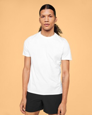 On |Men QC Cyclon-T Tops and T-shirts Undyed-White | XN75-E9DQ