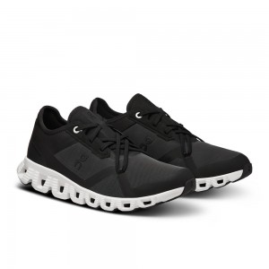 On |Women QC Cloud X 3 AD Training & GYM Shoes Black / White | KF22-F5JK