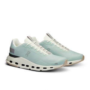 On |Women QC Cloudnova Form Lifestyle Shoes Mineral / Ivory | AV75-Q3ND