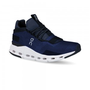 On |Women QC Cloudnova Lifestyle Shoes Navy / White | IW91-G6AX