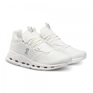 On |Women QC Cloudnova Lifestyle Shoes Undyed-White / White | VH60-A0PC