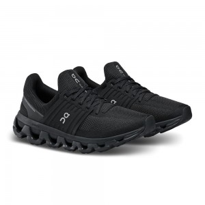 On |Women QC Cloudswift 3 AD Road Running Shoes All Black | AF51-N9AQ