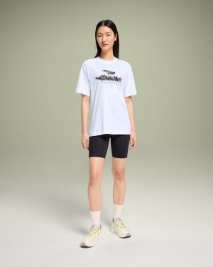 On |Women QC Club-T Flow Tops and T-shirts White | JT93-P4FA