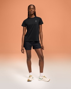 On |Women QC Core-T Tops and T-shirts Black | ED47-R1WZ