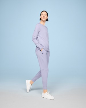 On |Women QC Focus Long-T Tops and T-shirts Lavender | NP76-I1GY