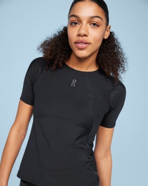 On |Women QC Ultra-T Tops and T-shirts Black | LY42-T0QP