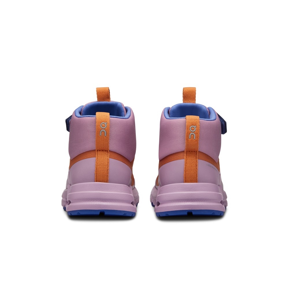 On |Kids' QC Cloudhero Mid Waterproof Hiking Copper | Lavendula | SA34-V8ZZ