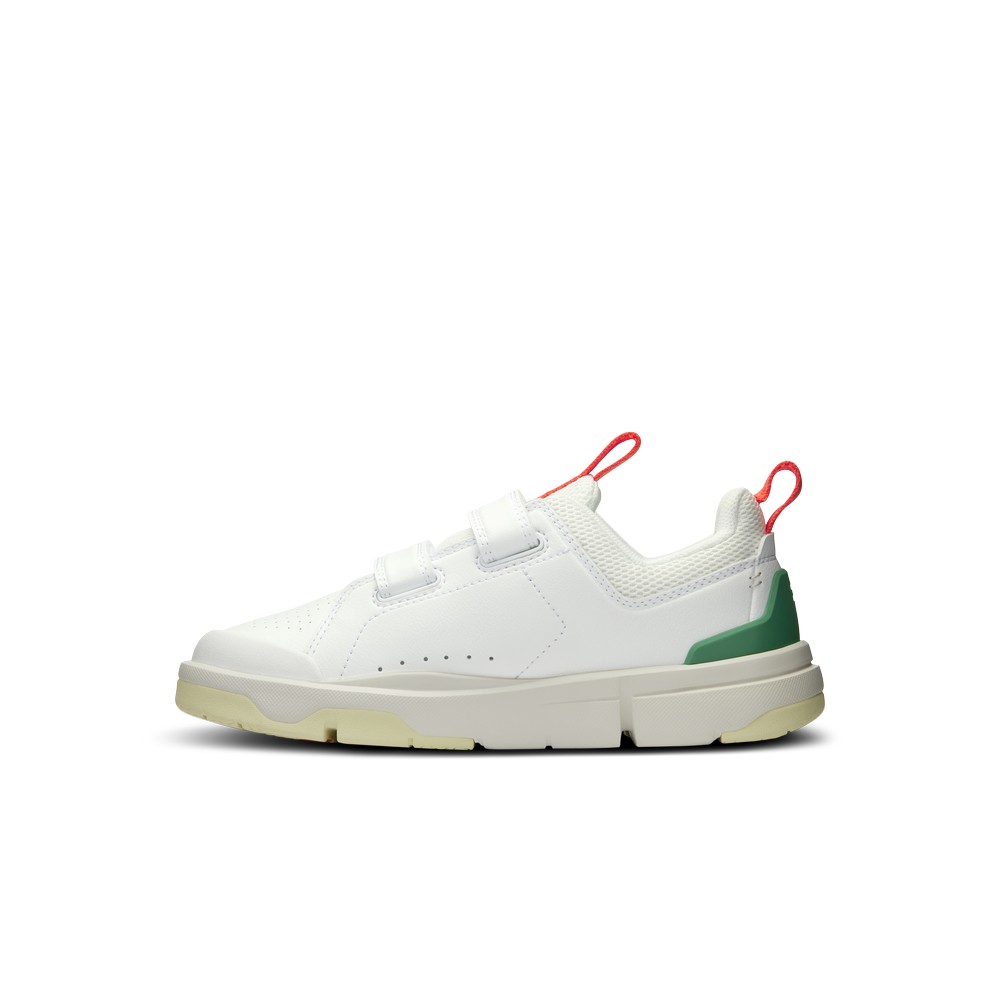 On |Kids' QC THE ROGER Kids Lifestyle White | Green | FY17-H1RW