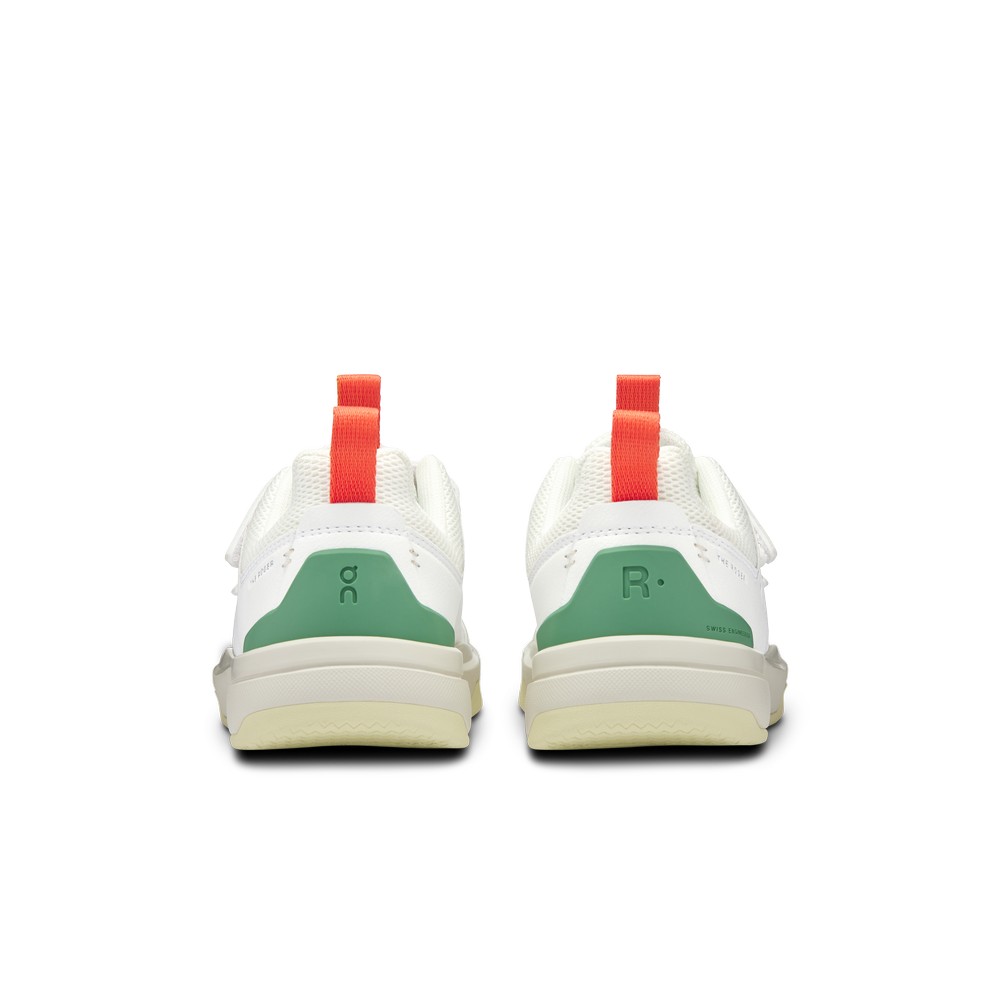 On |Kids' QC THE ROGER Kids Lifestyle White | Green | FY17-H1RW