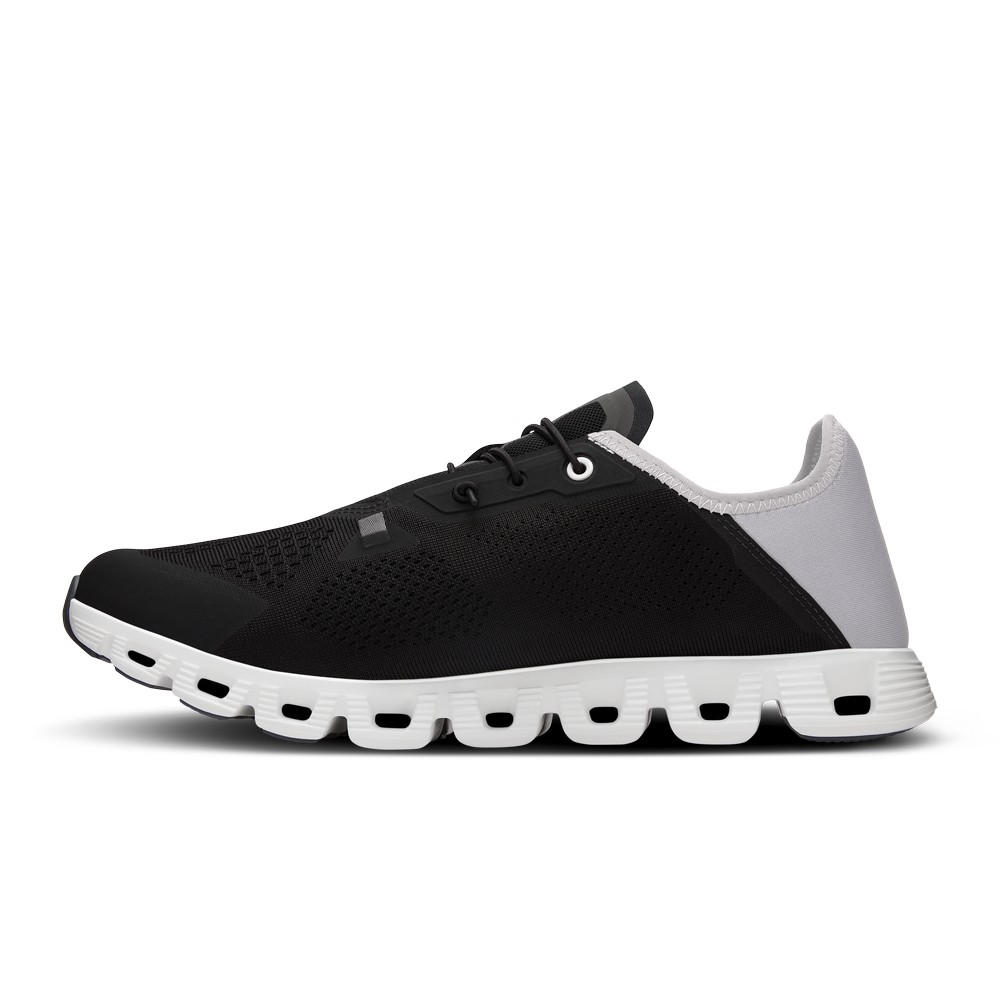 On |Men QC Cloud 5 Coast Lifestyle Shoes Black / Shadow | JL06-F6RX