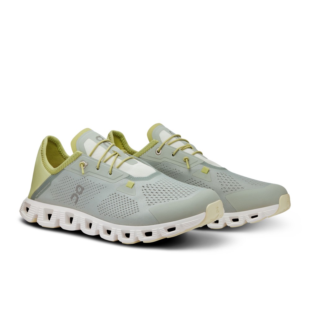 On |Men QC Cloud 5 Coast Lifestyle Shoes Mineral / Acacia | NL30-Z2EN