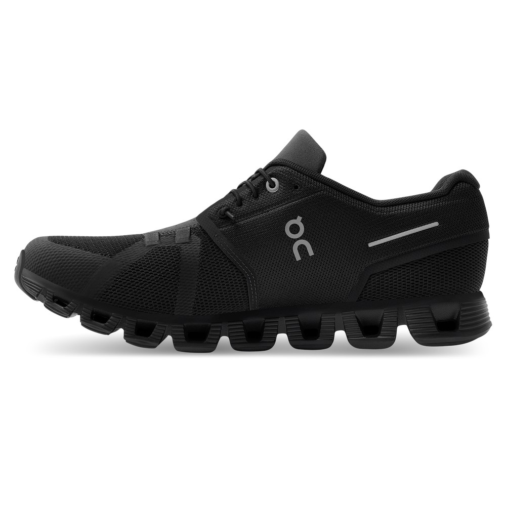 On |Men QC Cloud 5 Lifestyle Shoes All Black | HM89-S5UU