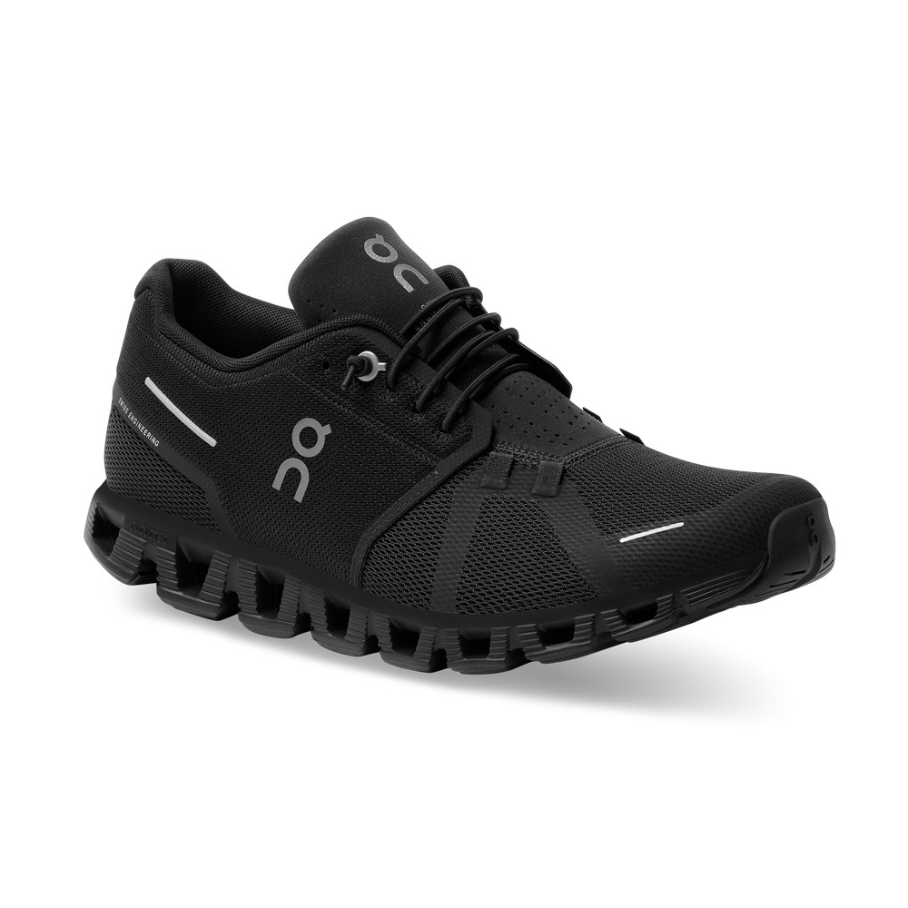 On |Men QC Cloud 5 Lifestyle Shoes All Black | HM89-S5UU