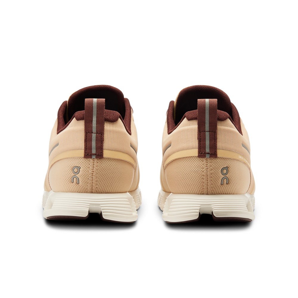 On |Men QC Cloud 5 Waterproof Lifestyle Shoes Savannah / Ivory | FM68-Q2AH