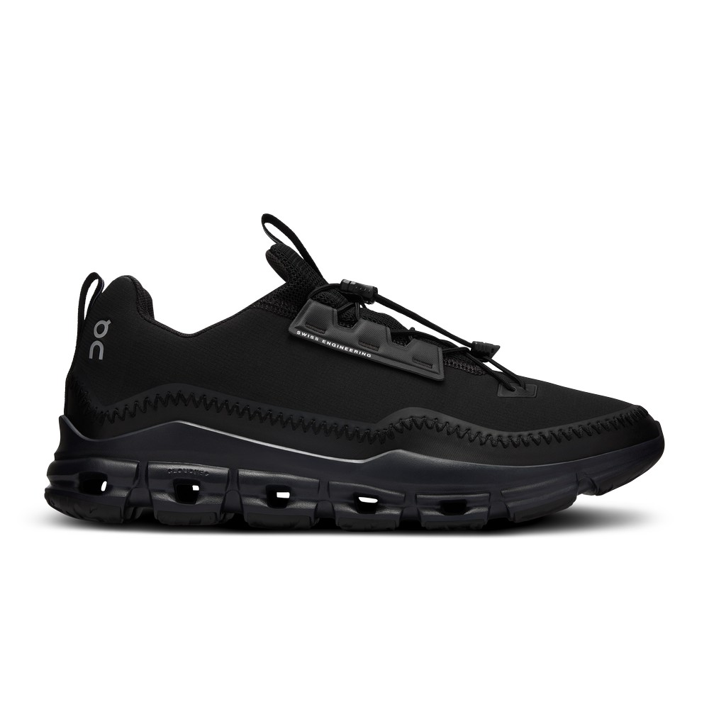 On |Men QC Cloudaway Lifestyle Shoes All Black | EE98-D3QV