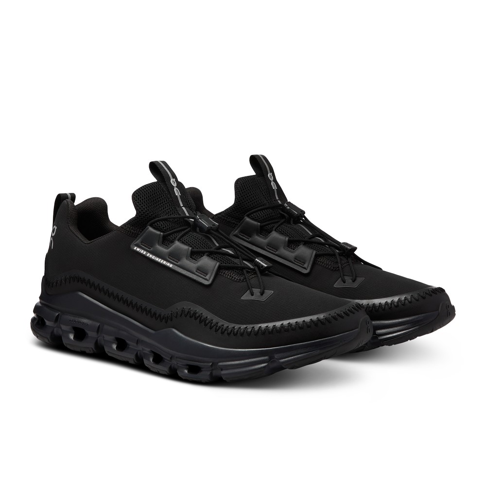 On |Men QC Cloudaway Lifestyle Shoes All Black | EE98-D3QV