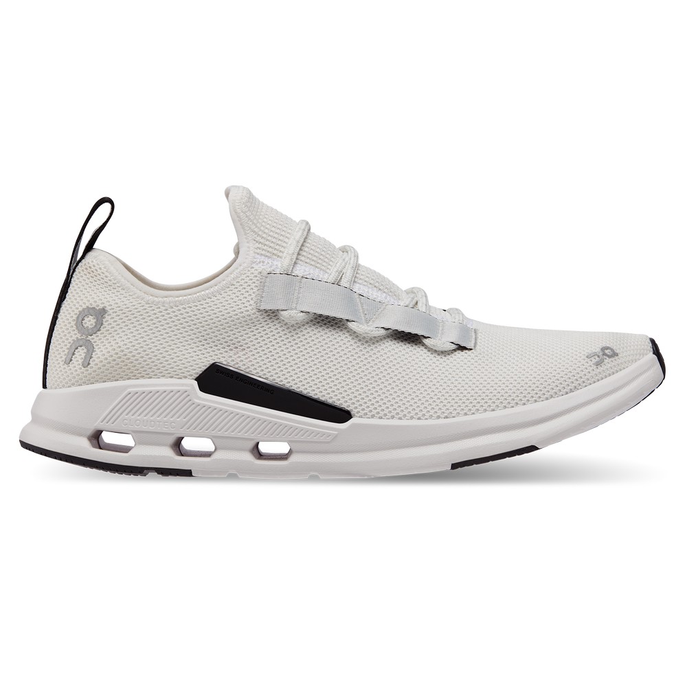 On |Men QC Cloudeasy Lifestyle Shoes Undyed White / Black | XO30-P3ZD