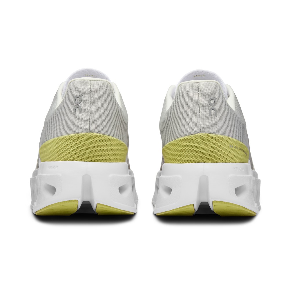 On |Men QC Cloudeclipse Road Running Shoes White / Sand | JR17-K3OL