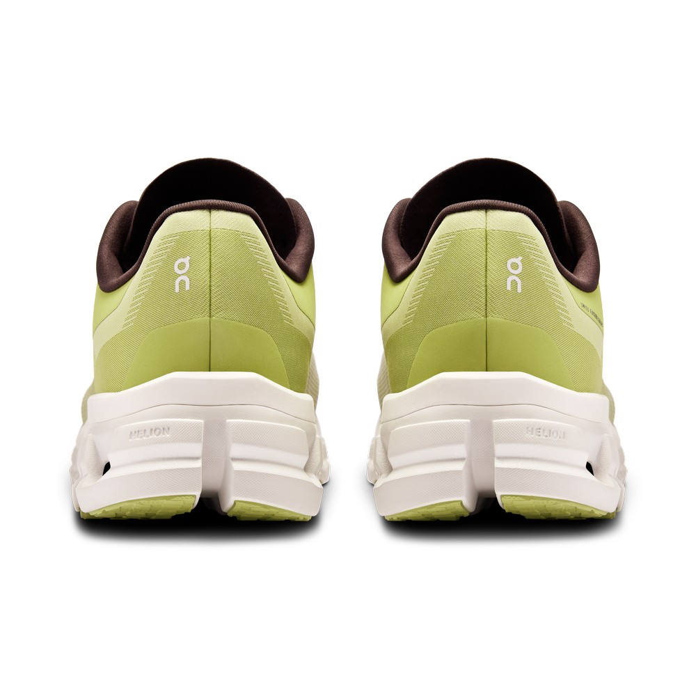 On |Men QC Cloudflow 4 Road Running Shoes Zest / Frost | YJ81-K9VJ