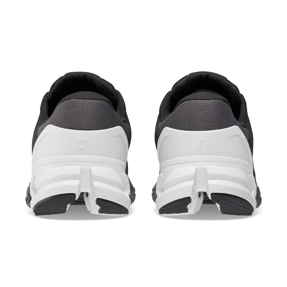 On |Men QC Cloudflyer 4 Road Running Shoes Black / White | HT79-T1NW