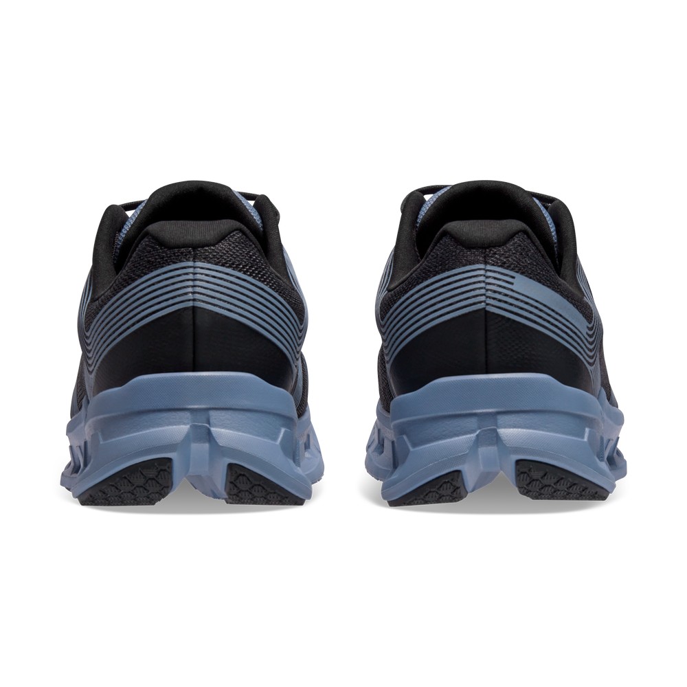 On |Men QC Cloudgo Road Running Shoes Black / Shale | WJ02-A4II