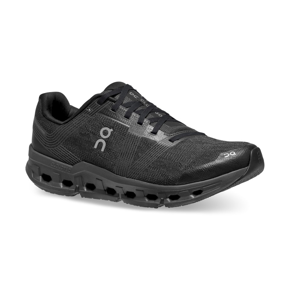 On |Men QC Cloudgo Road Running Shoes Black / Eclipse | RQ09-B5JJ