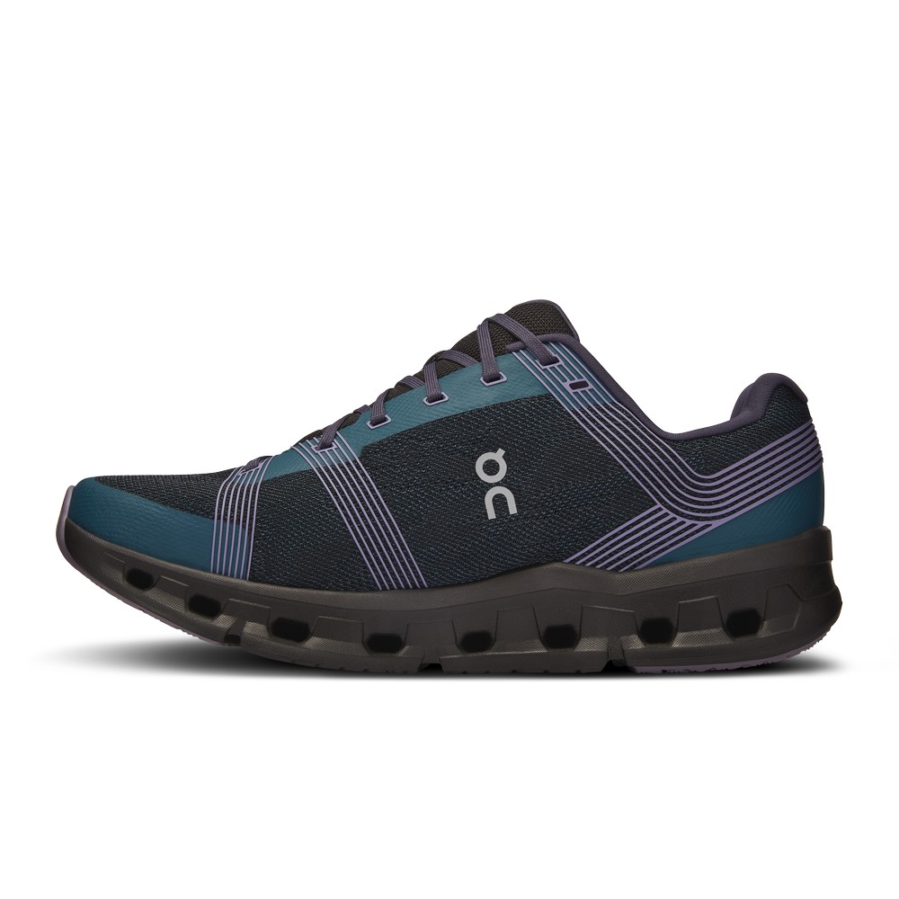 On |Men QC Cloudgo Road Running Shoes Storm / Magnet | RS24-M6QO