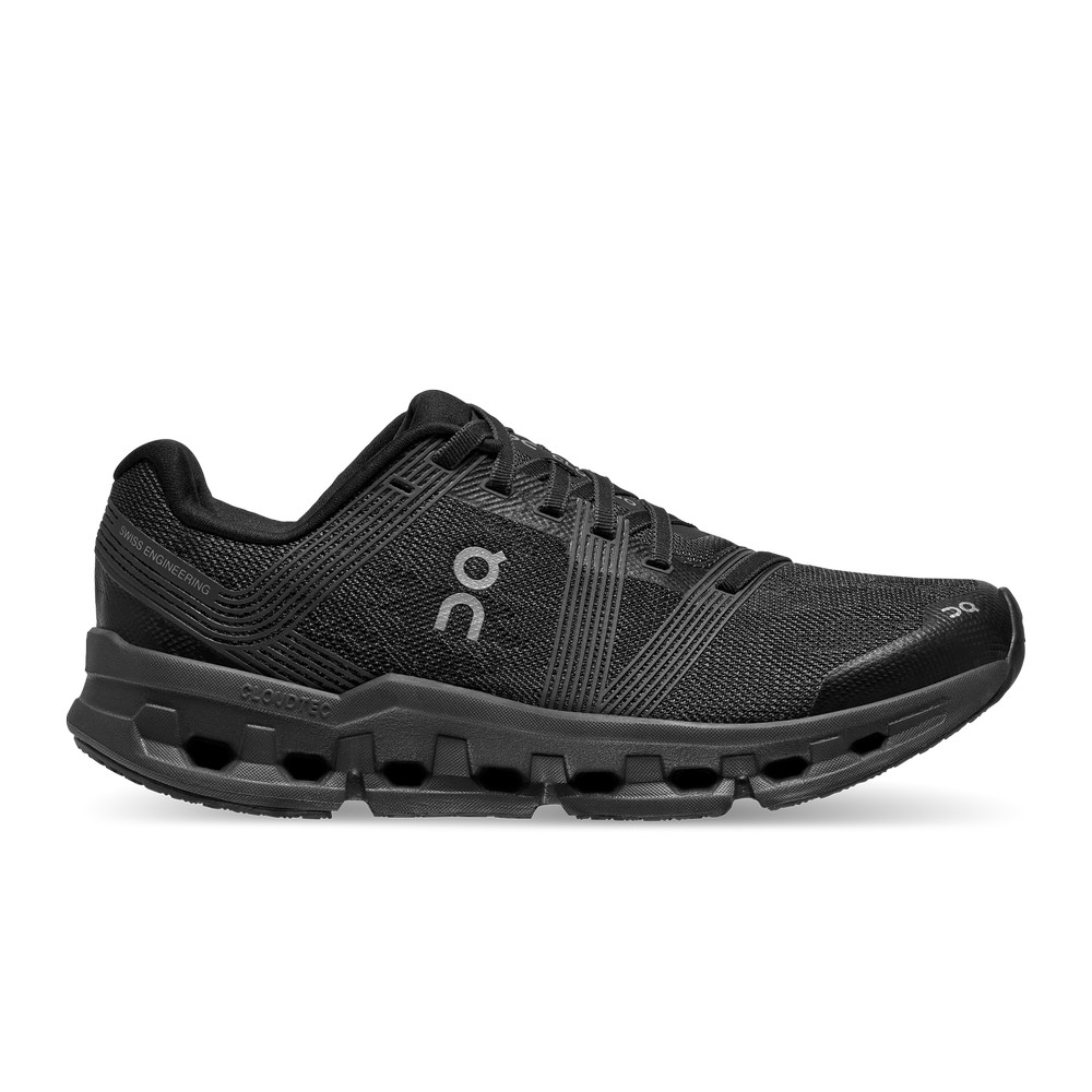 On |Men QC Cloudgo Wide Road Running Shoes Black / Eclipse | LP94-T6ES