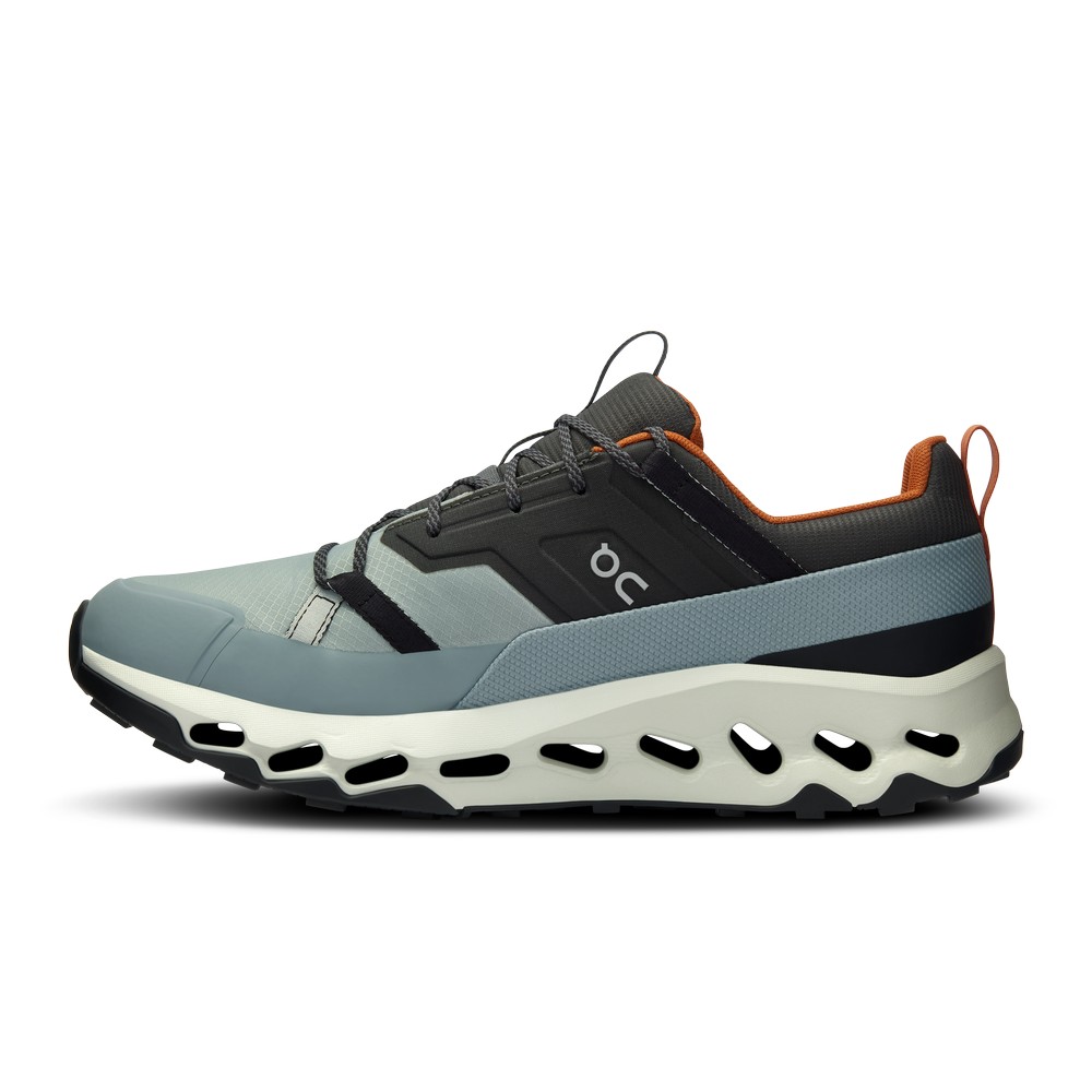 On |Men QC Cloudhorizon Waterproof Hiking Shoes & Boots Lead / Mineral | PH06-D1XL