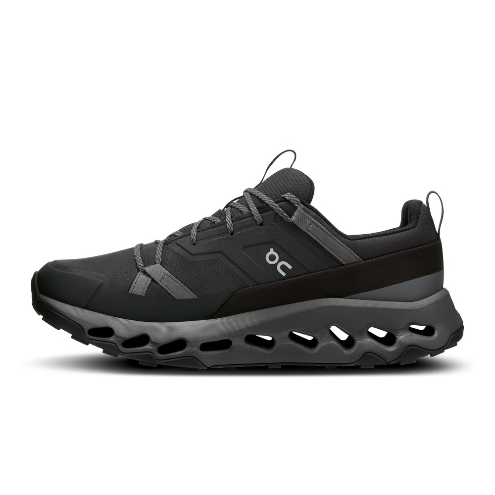 On |Men QC Cloudhorizon Waterproof Hiking Shoes & Boots Black / Eclipse | SN95-N2VD