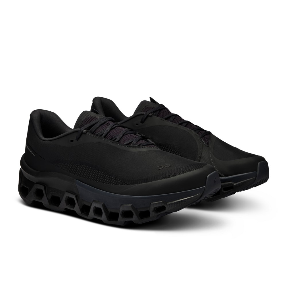 On |Men QC Cloudmonster 2 PAF Road Running Shoes Black / Magnet | WP77-D8NU