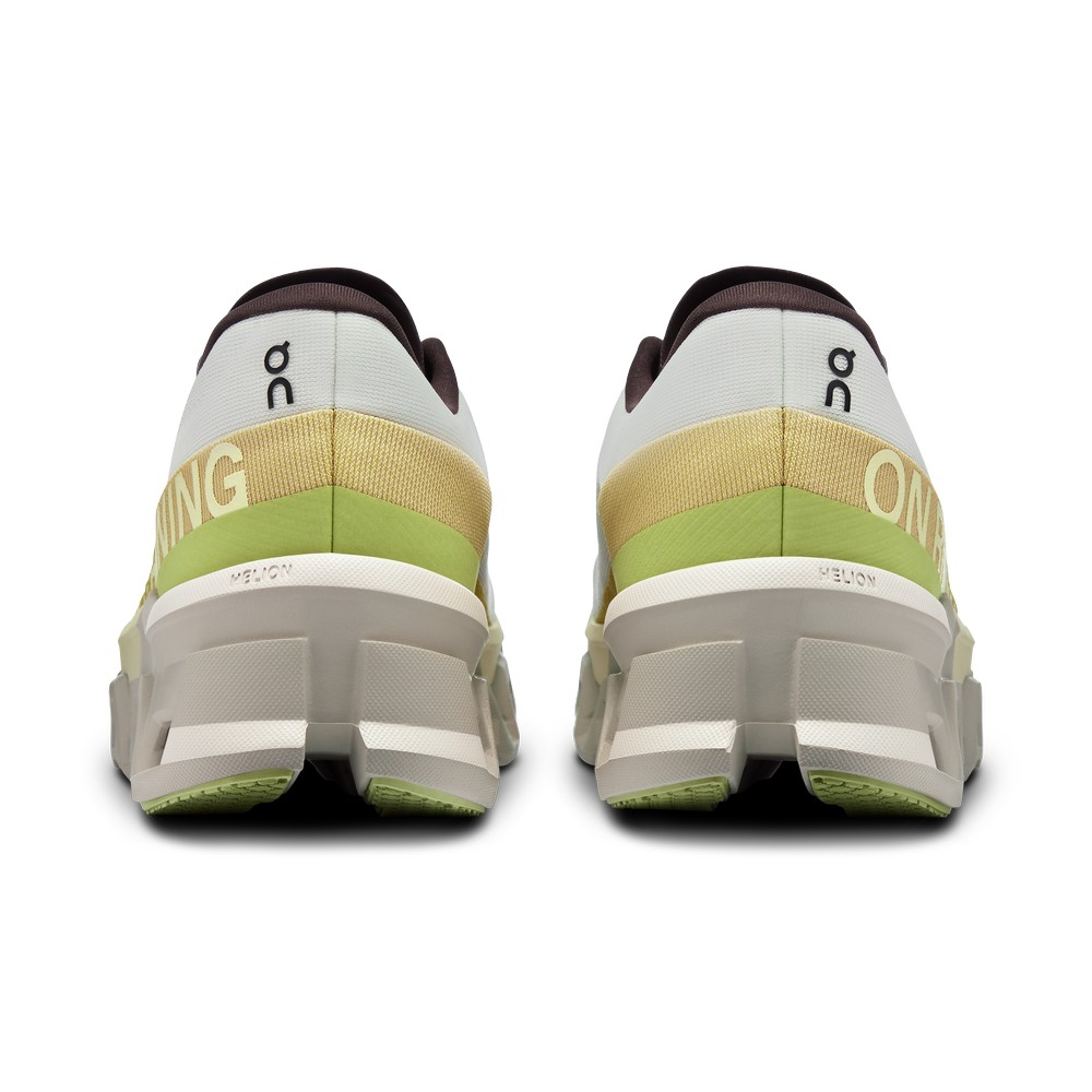 On |Men QC Cloudmonster 2 Road Running Shoes Undyed / Zest | GM04-J7WH