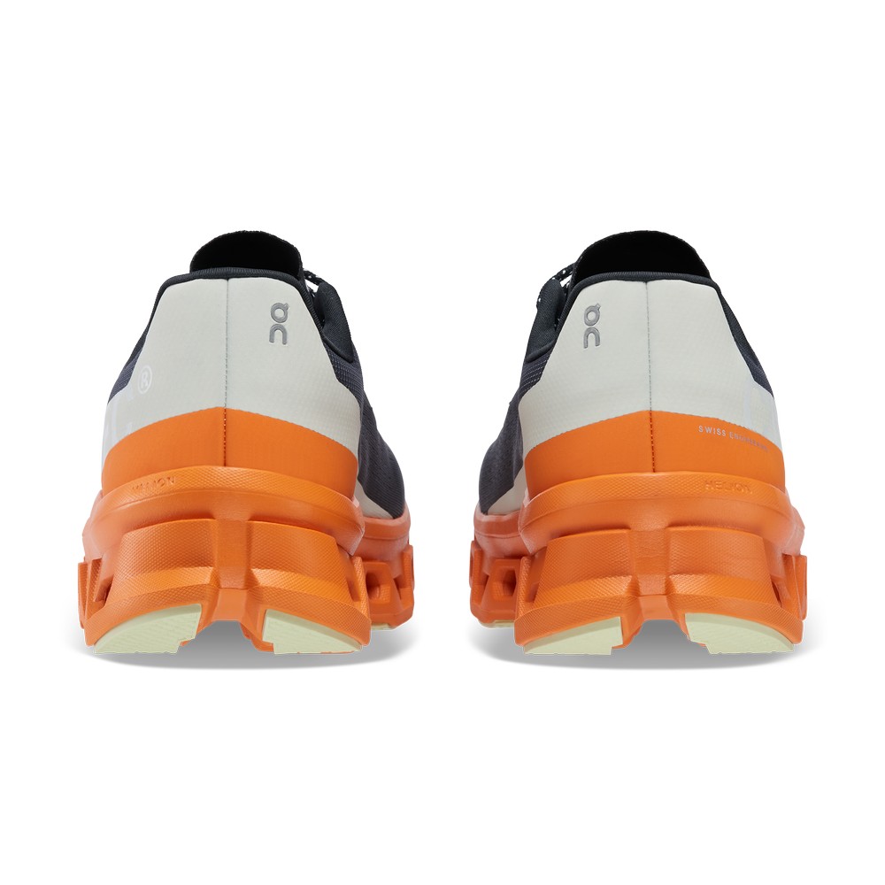 On |Men QC Cloudmonster Road Running Shoes Eclipse / Turmeric | GA75-K5MD