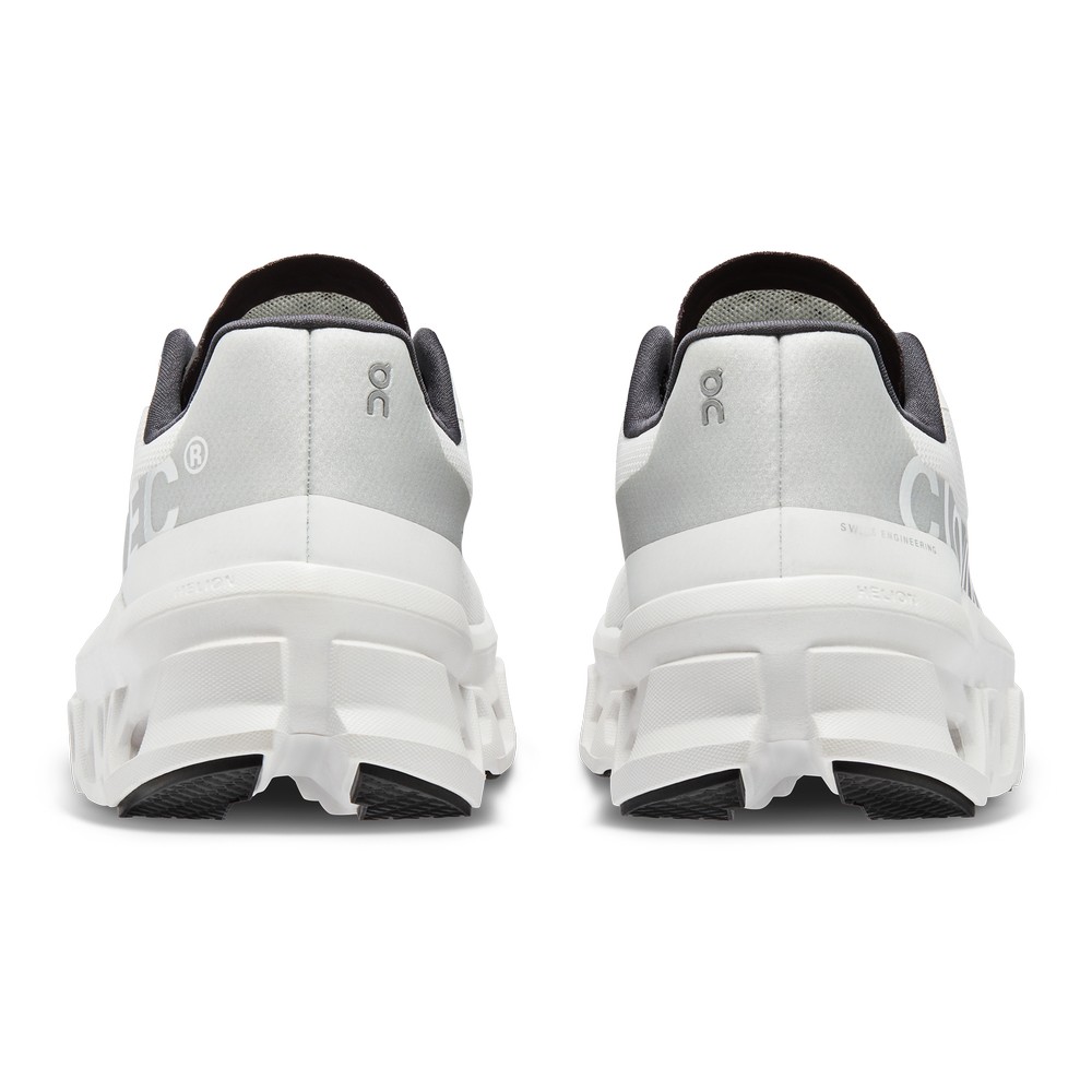 On |Men QC Cloudmonster Road Running Shoes Undyed-White / White | SF44-U2FJ