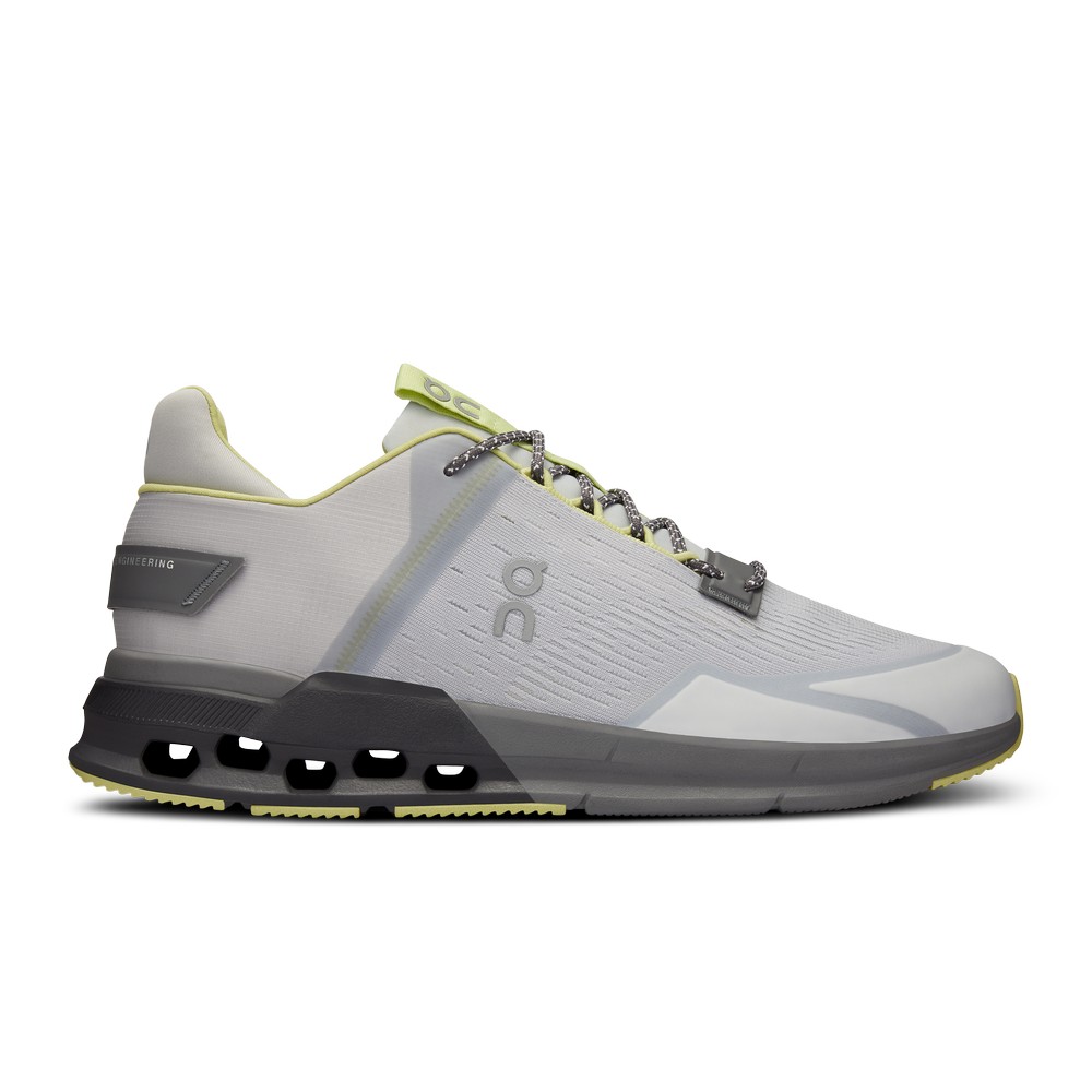 On |Men QC Cloudnova Flux Training & GYM Shoes Glacier / Zest | ZH46-T8FD