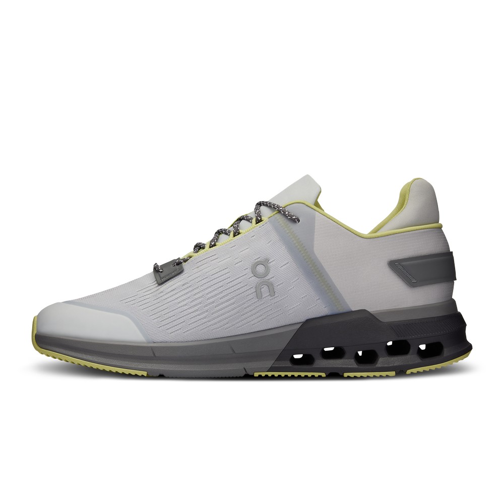 On |Men QC Cloudnova Flux Training & GYM Shoes Glacier / Zest | ZH46-T8FD