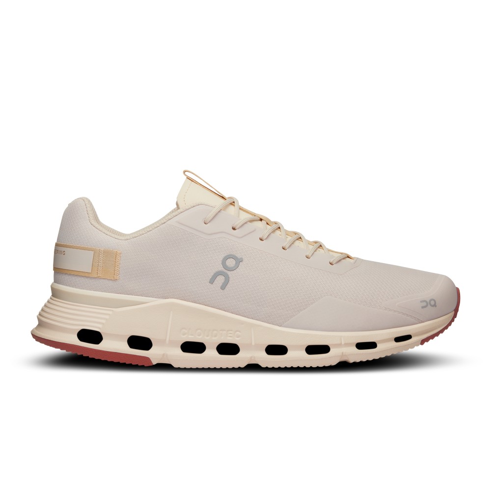 On |Men QC Cloudnova Form Lifestyle Shoes Sand / Moon | YQ83-A8QV