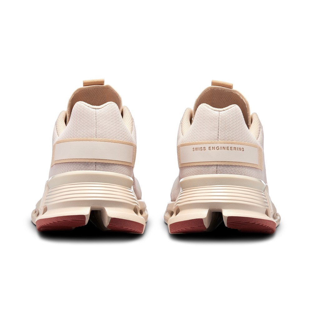 On |Men QC Cloudnova Form Lifestyle Shoes Sand / Moon | YQ83-A8QV