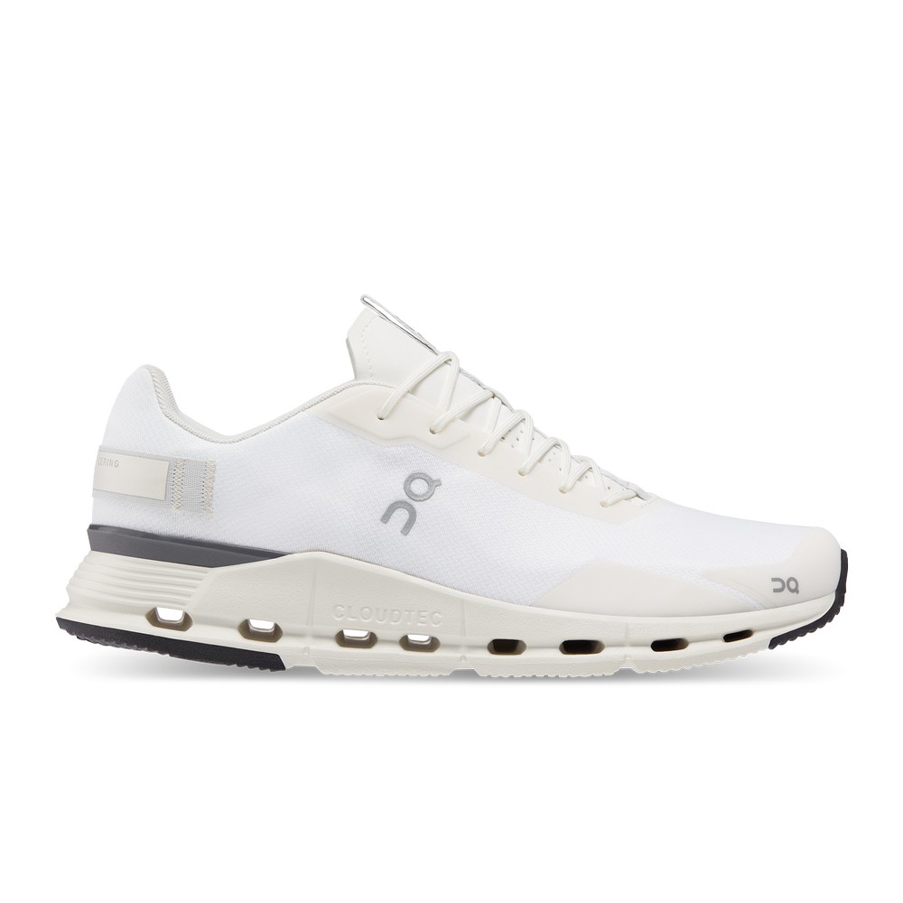 On |Men QC Cloudnova Form Lifestyle Shoes White / Eclipse | MB29-F9ZV