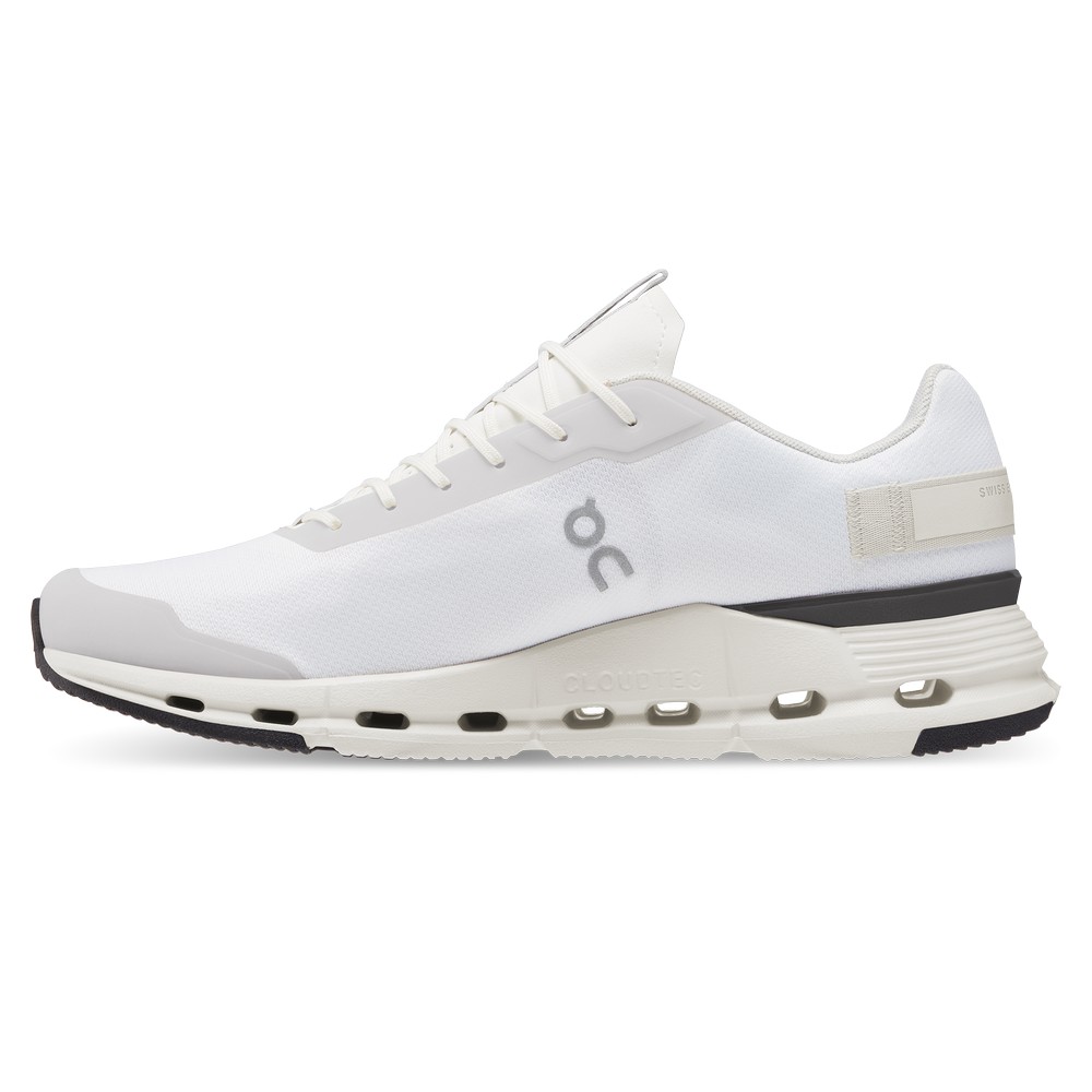 On |Men QC Cloudnova Form Lifestyle Shoes White / Eclipse | MB29-F9ZV