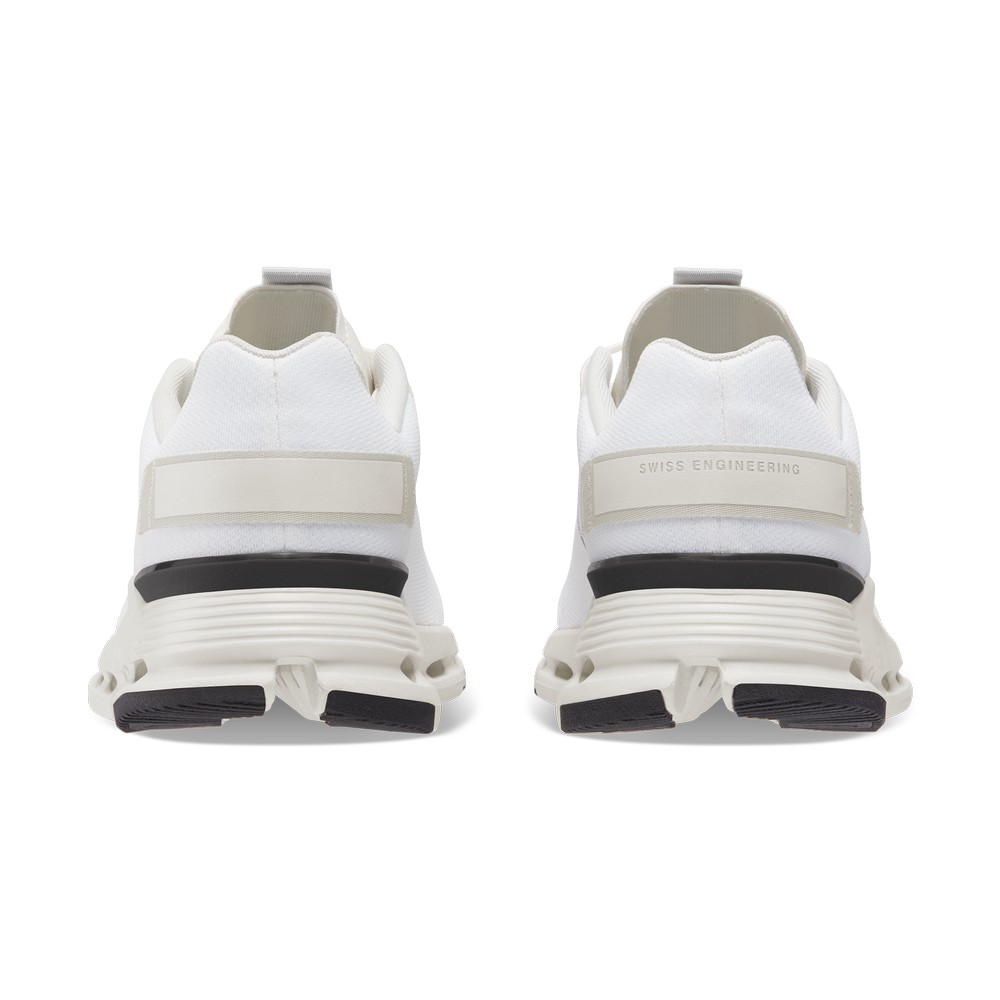 On |Men QC Cloudnova Form Lifestyle Shoes White / Eclipse | MB29-F9ZV