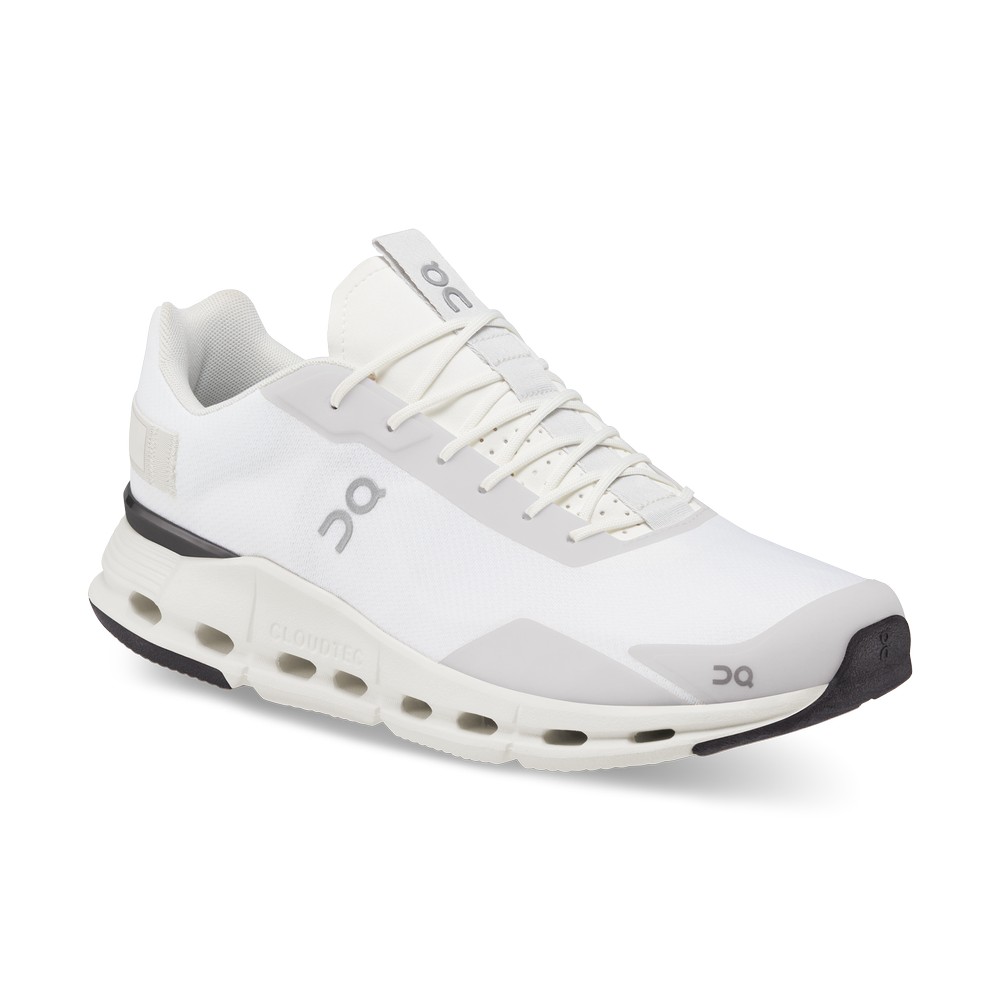 On |Men QC Cloudnova Form Lifestyle Shoes White / Eclipse | MB29-F9ZV