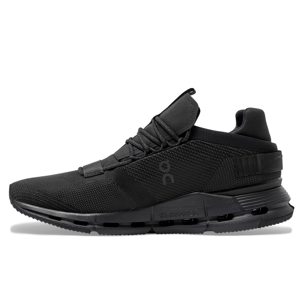 On |Men QC Cloudnova Lifestyle Shoes Black / Eclipse | CC91-S2GL