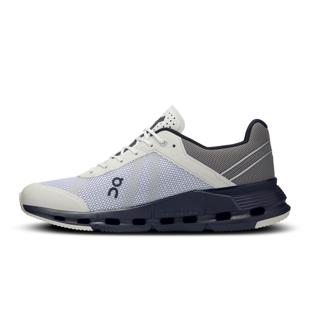 On |Men QC Cloudnova Z5 Rush Lifestyle Shoes Pearl / Black | DA03-T0XQ