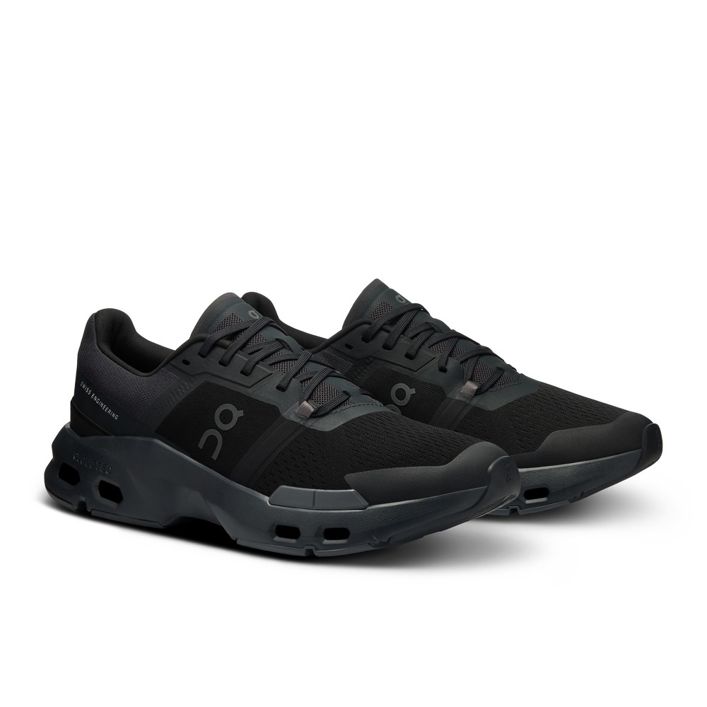 On |Men QC Cloudpulse Training & GYM Shoes Black / Eclipse | XF91-H5LA